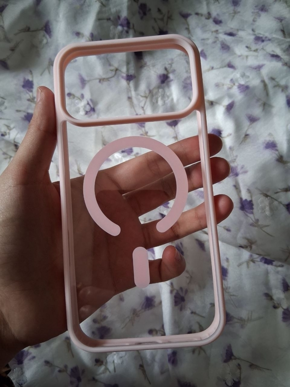 Pink Clear MagSafe-Compatible Phone Case - Brand Unknown 17 Pro Max